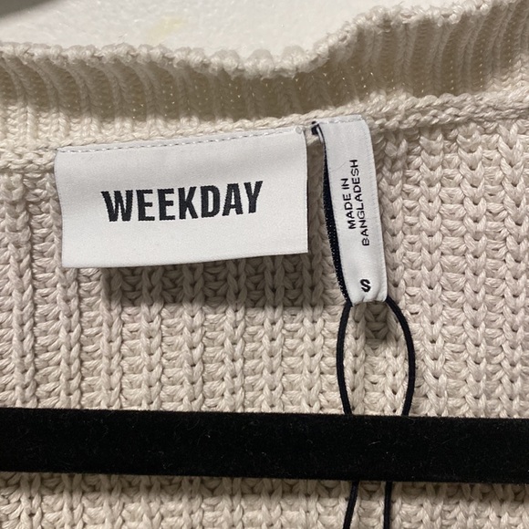 Weekday green ombré cardigan size S - Picture 2 of 4